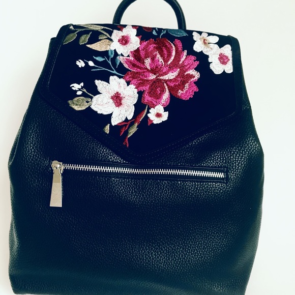 White House Black Market Handbags - White House Black Market Embroidered Backpack.